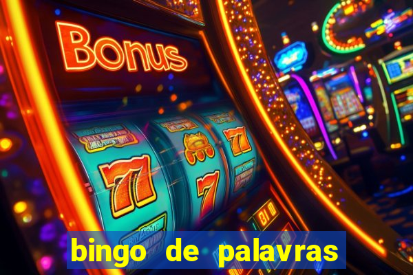 bingo de palavras cha de bebe